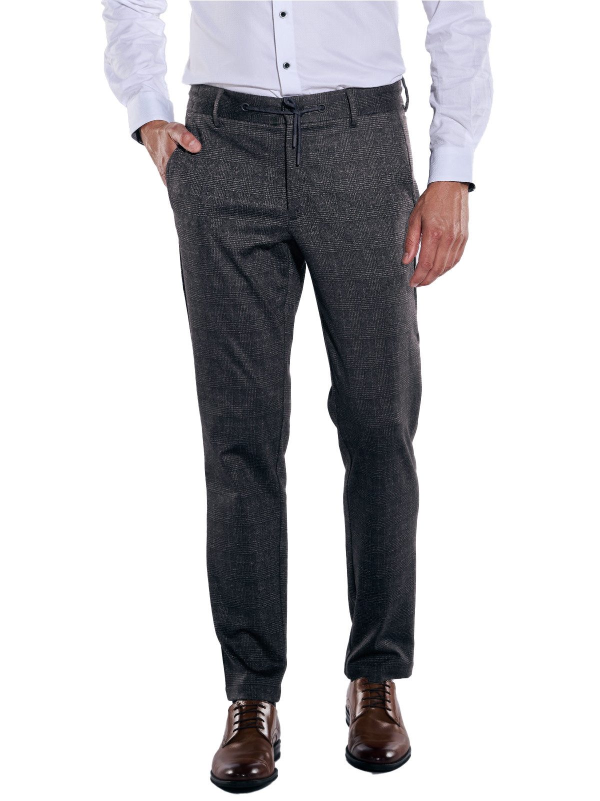 Engbers Anzughose engbers Herren Anzug-Hose slim fit, Schwarz