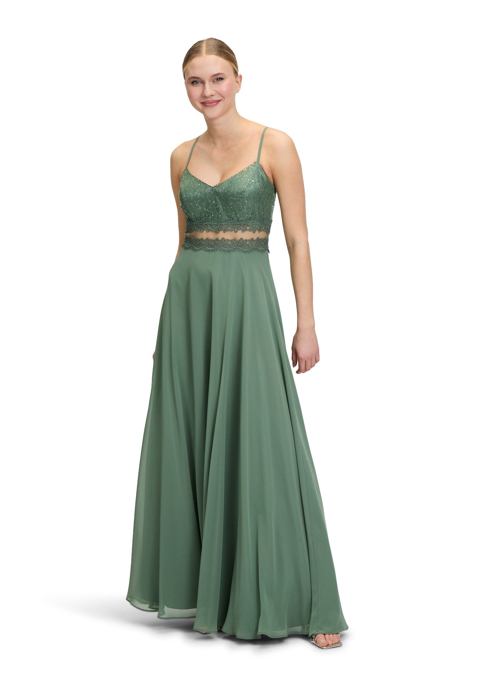 Vera Mont Abendkleid "Vera Mont Damen Abendkleid mit Spitze" Ohne Tasche De günstig online kaufen