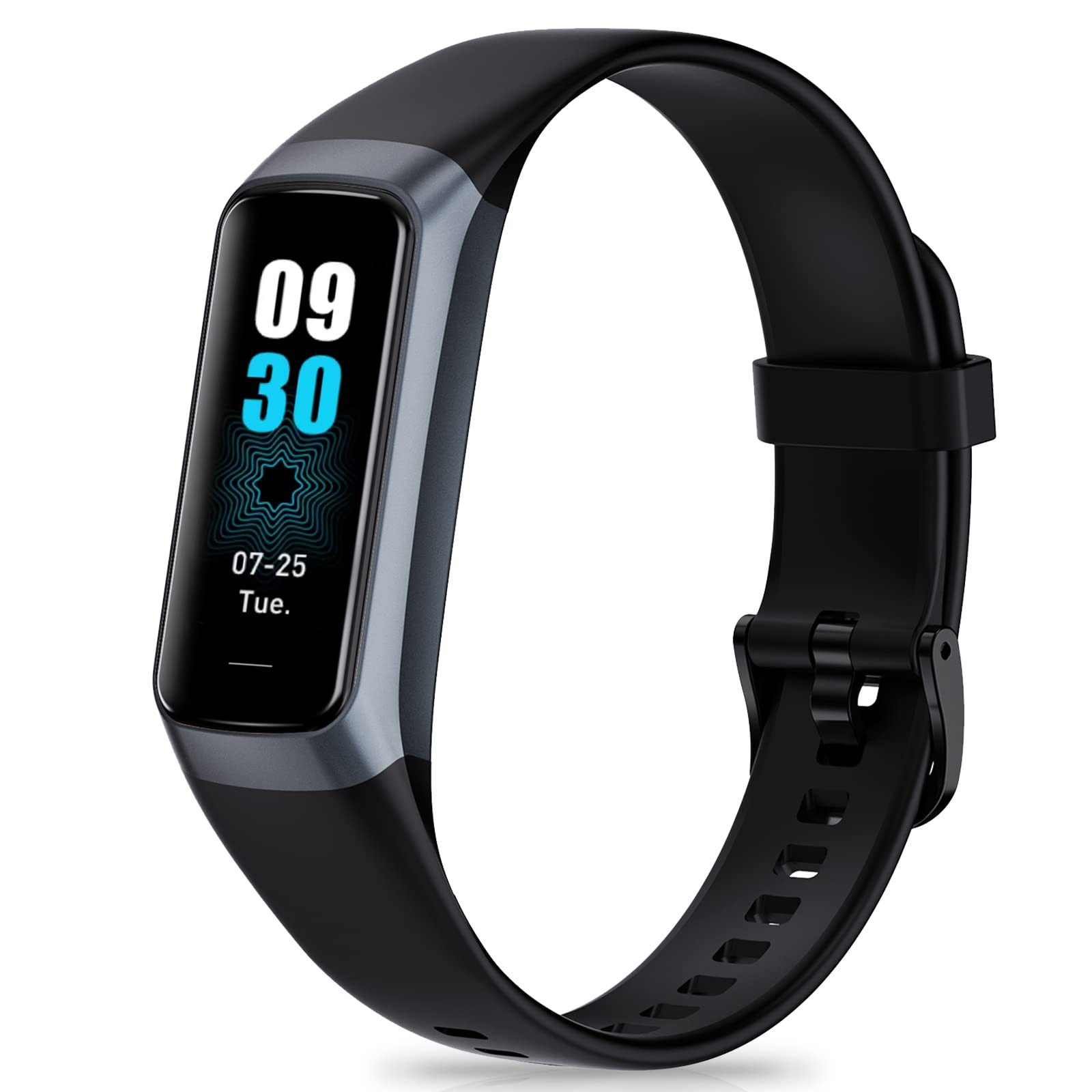 MOPUEA Smartwatch mit Blutdruckmessung mit 70+ Zifferblätter &25 Sportmodi Smartwatch