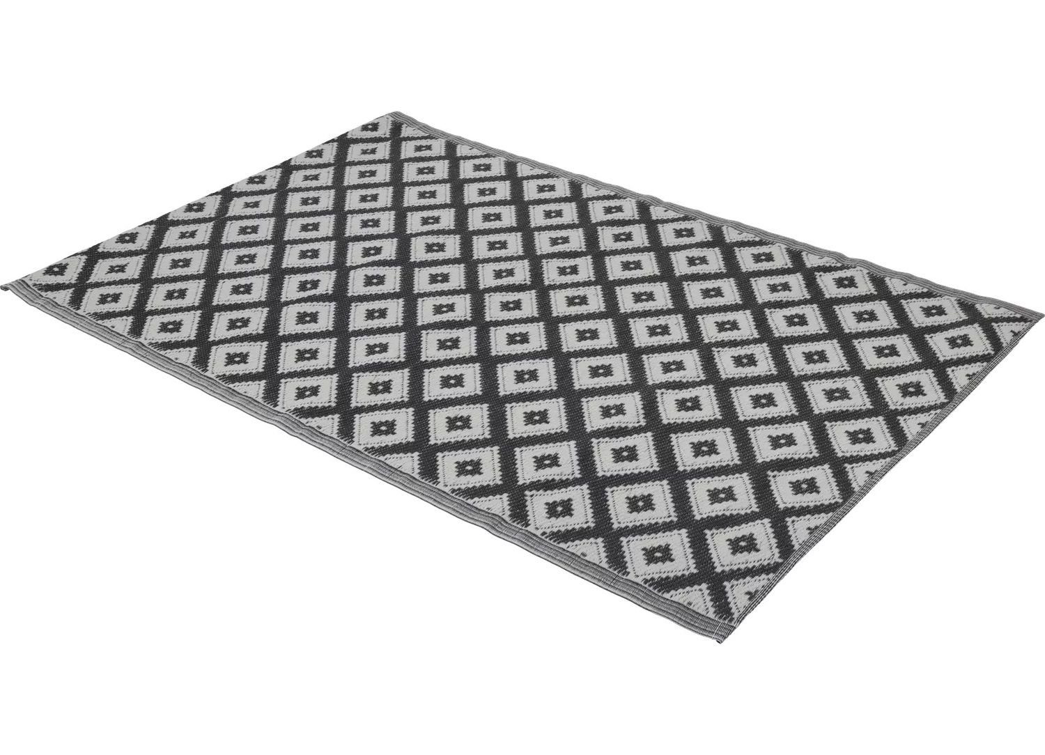 BURI Fußmatte Outdoor-Teppich geflochten 180x120cm Terrasse Balkon Garten Camping