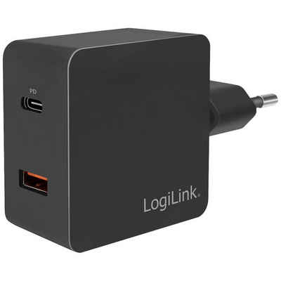 LogiLink »Steckdosenadapter, 1x USB-C Port (PD) & 1x USB-A« USB-Ladegerät