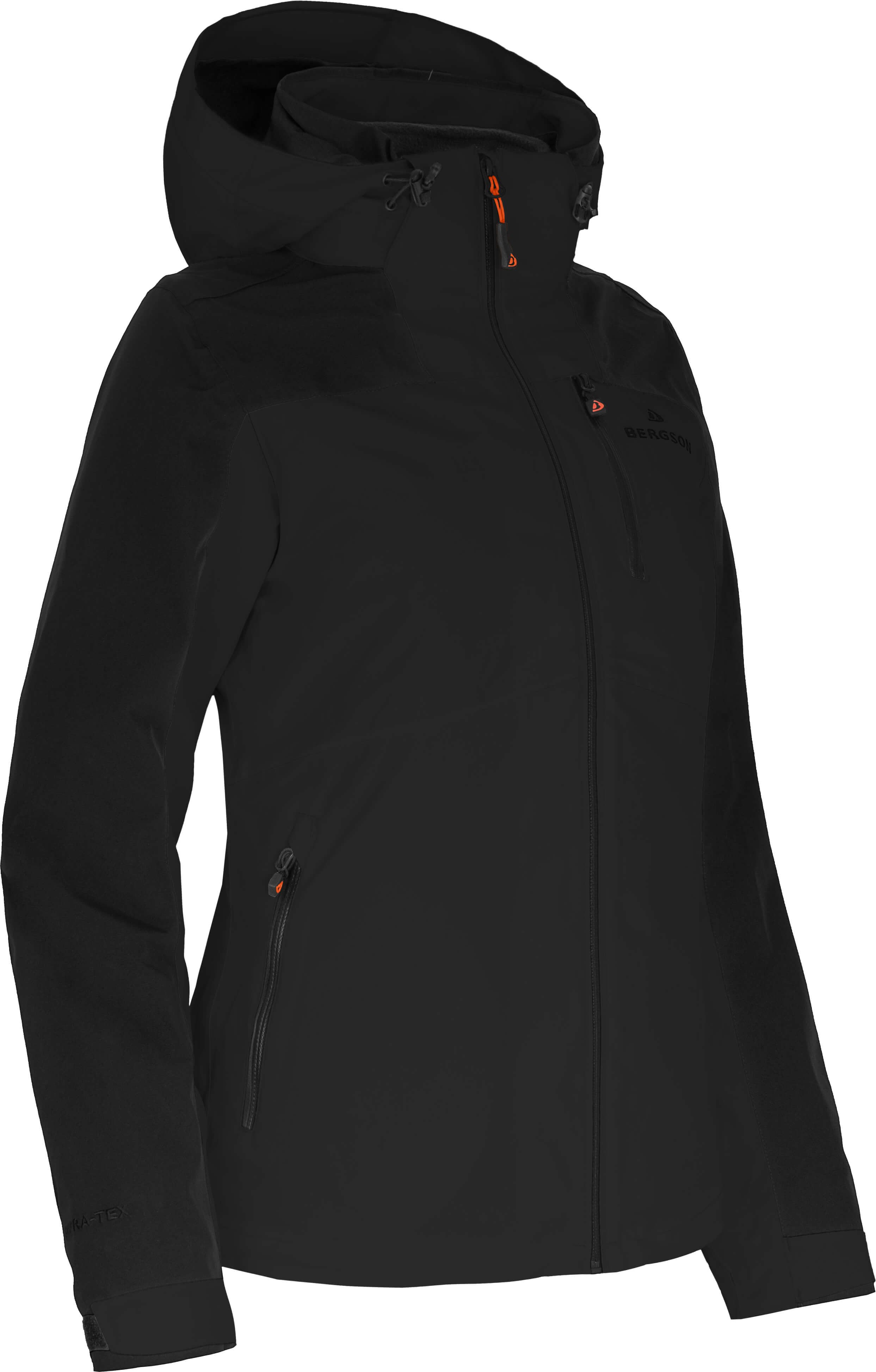 Bergson Regenjacke KURRIKA Damen Regenjacke, Netzfutter, 20000 mm Wassersäule, Normalgrößen, sch
