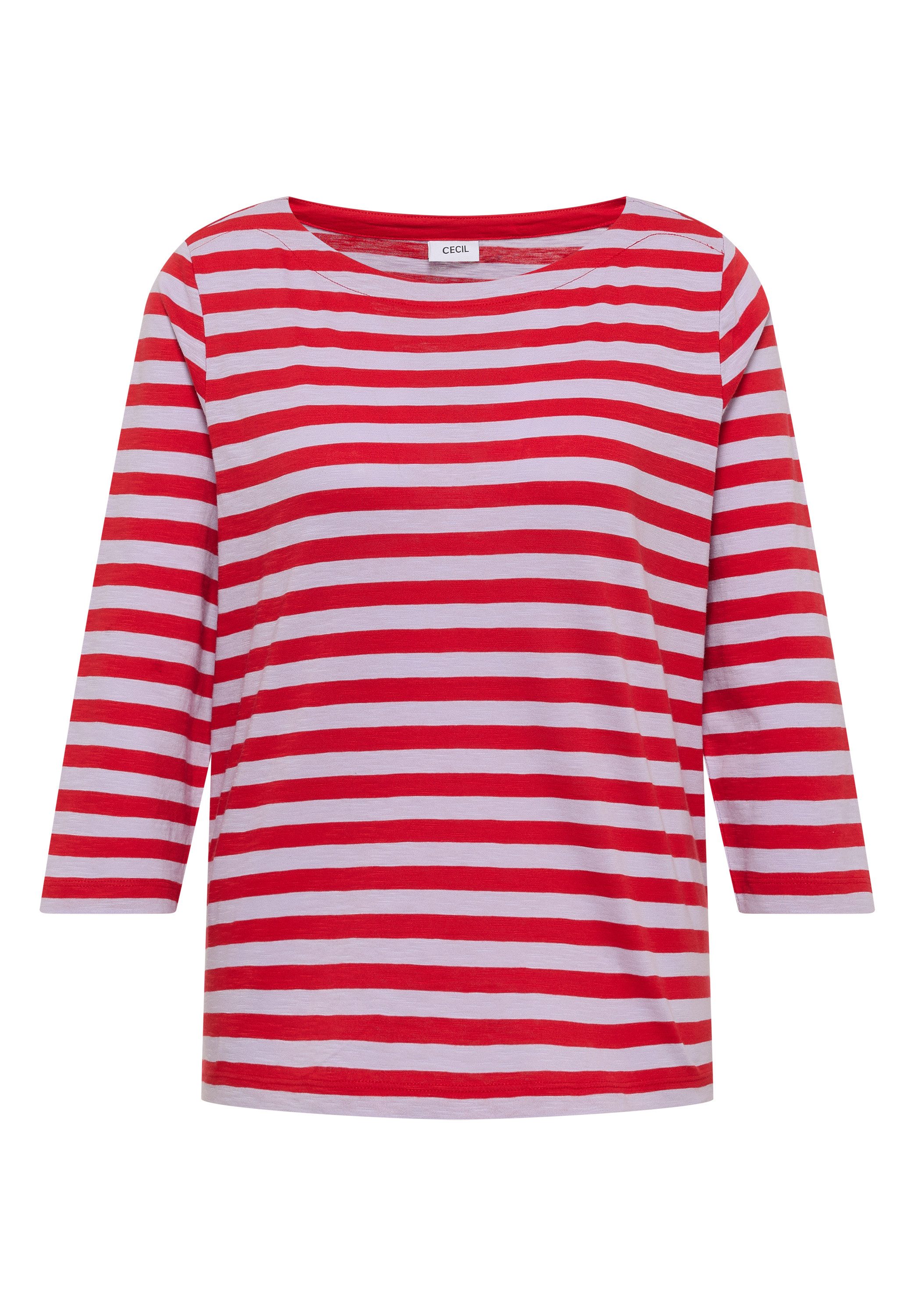 CECIL 3/4-Arm-Shirt aus reiner Baumwolle – Bild 4 von 5