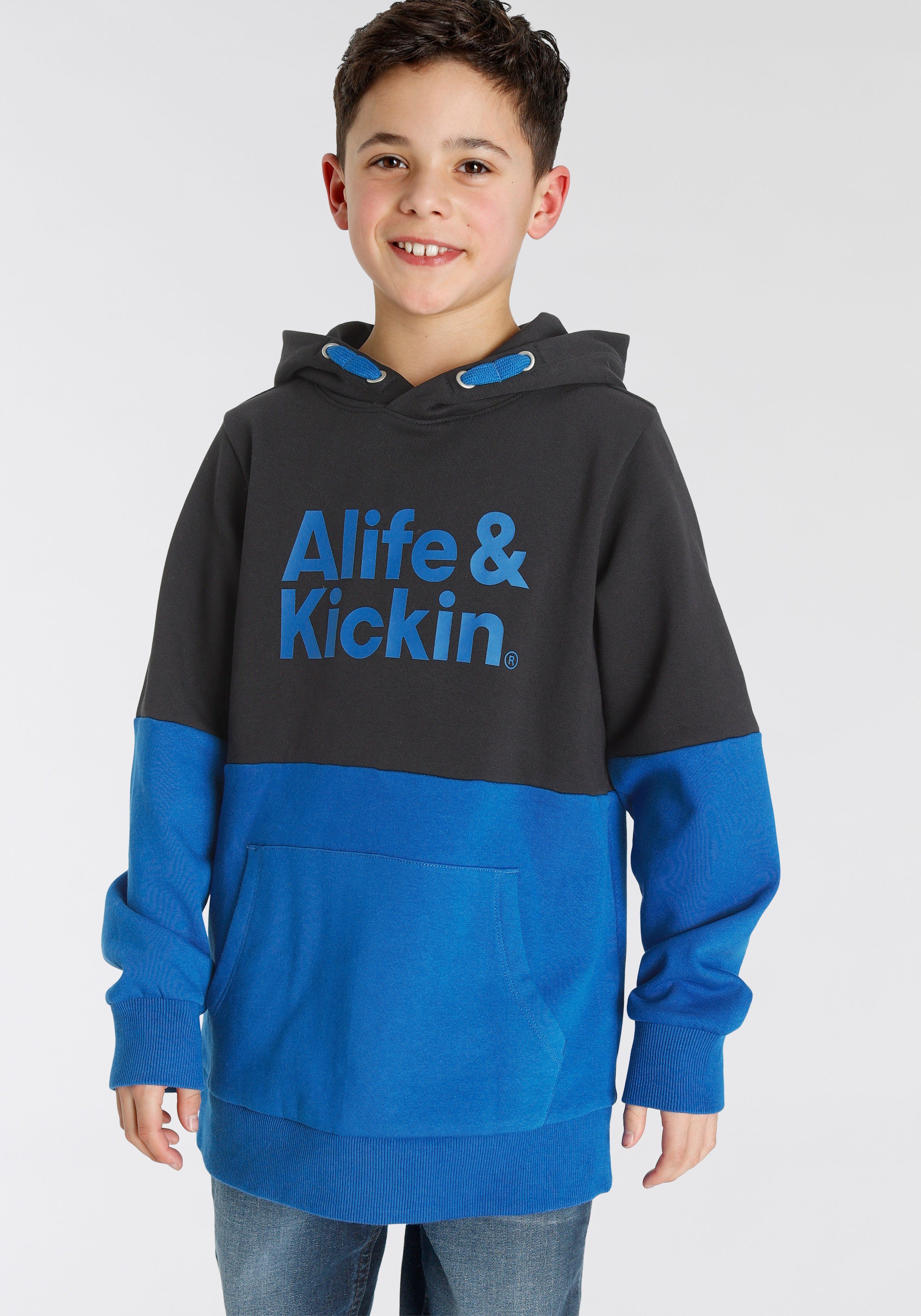 Alife & Kickin Kapuzensweatshirt Colorblocking zweifarbig, NEU MARKE!