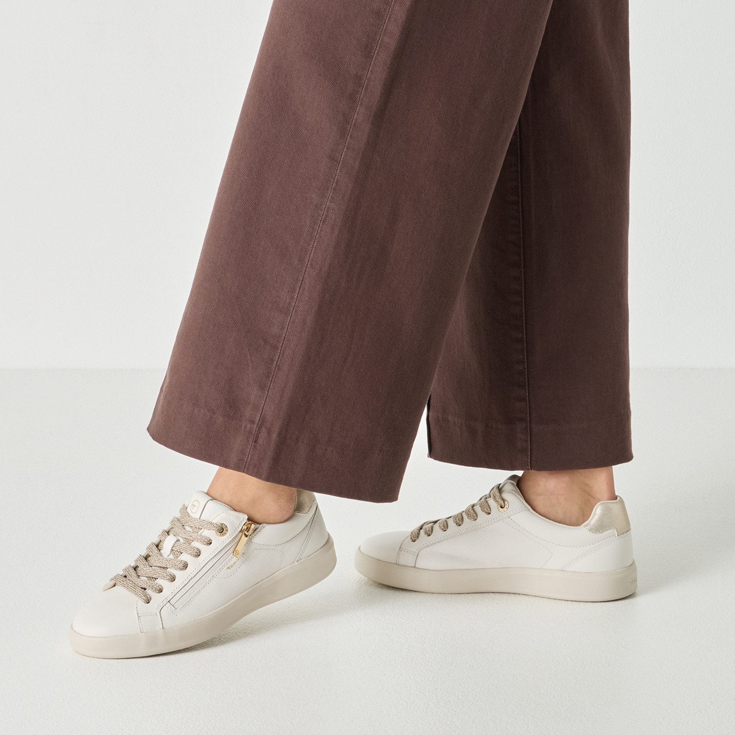 Tamaris Plateausneaker Schnürer, Halbschuh, Freizeitschuh mit Außenreißverschluss