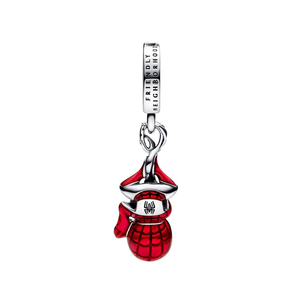 Pandora Charm-Einhänger 792323C01*, Marvel, Spiderman, Rot