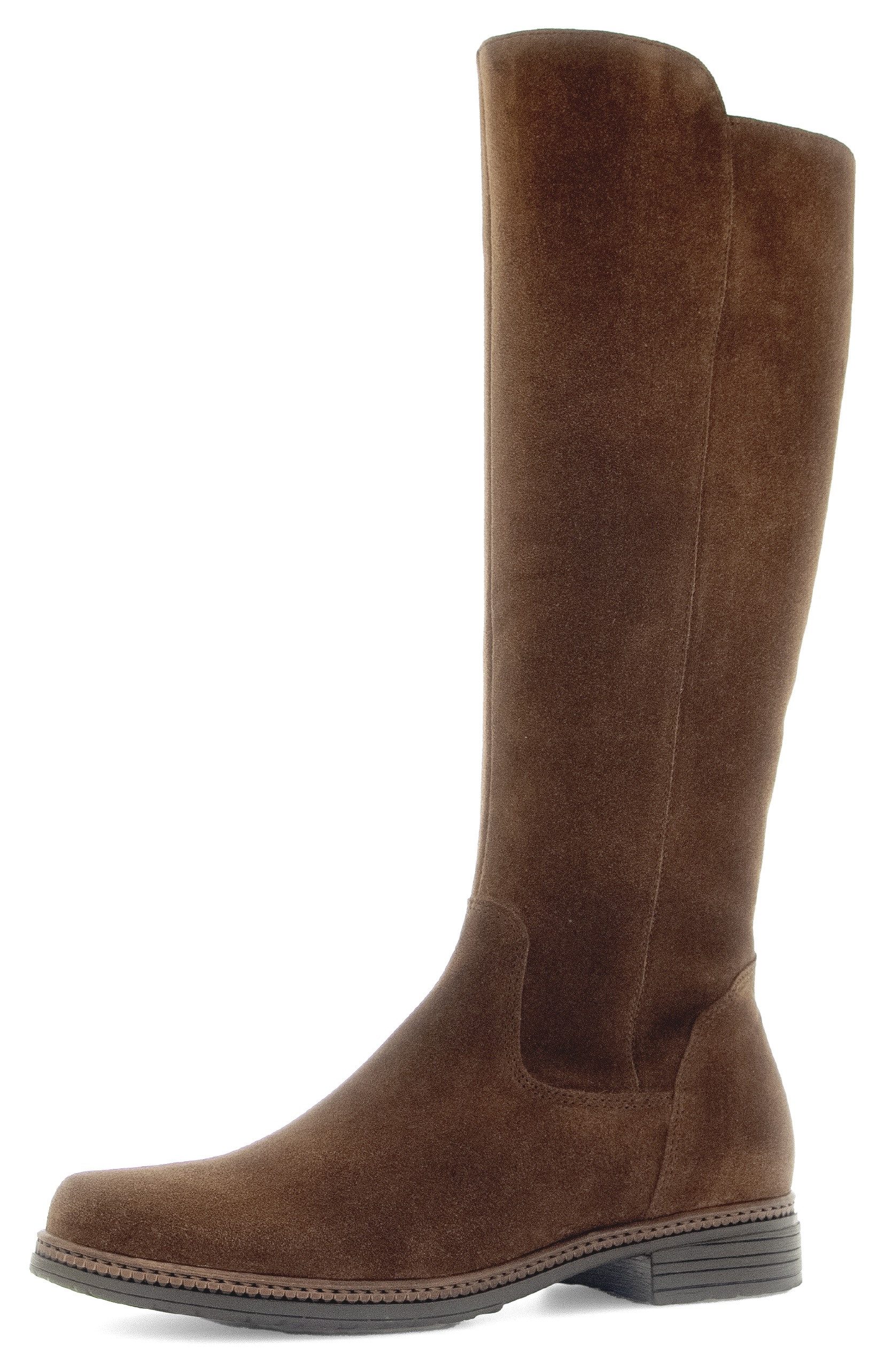 Gabor Stiefel, Blockabsatz, Langschaftstiefel mit dezenten Ziernähten