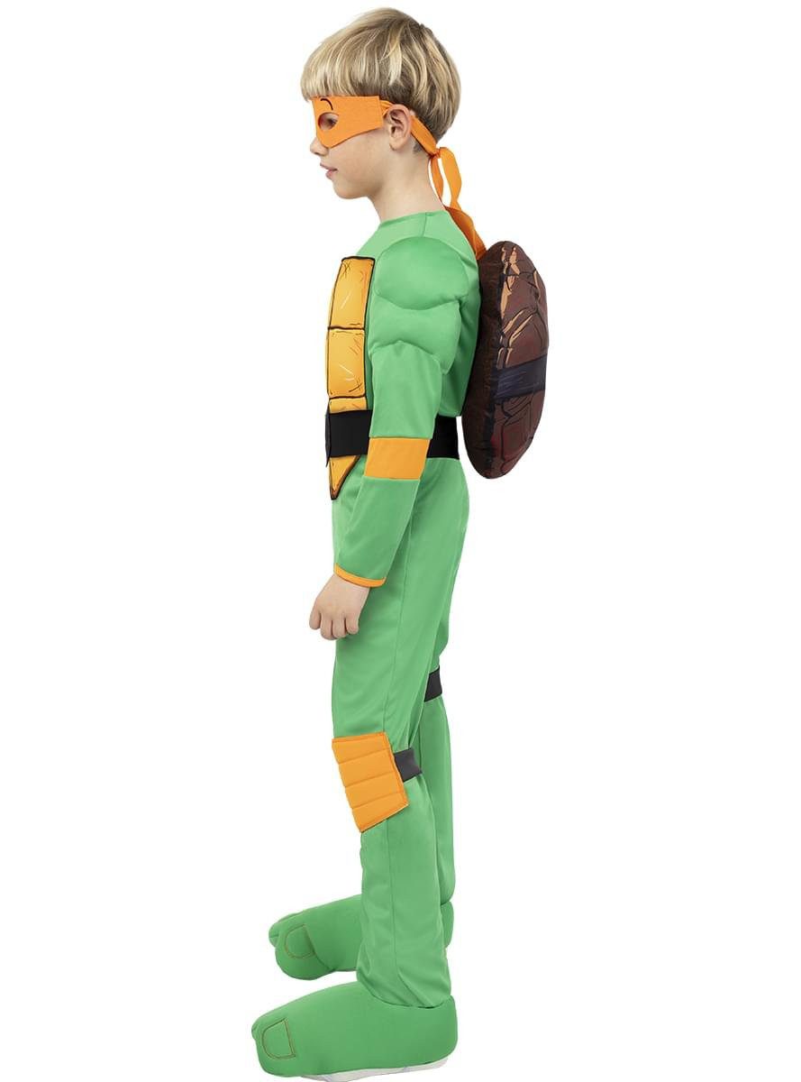 Metamorph Costume Ninja Turtles – Michelangelo Costume for Kids, With this costume you mutate into a fighting turtle!