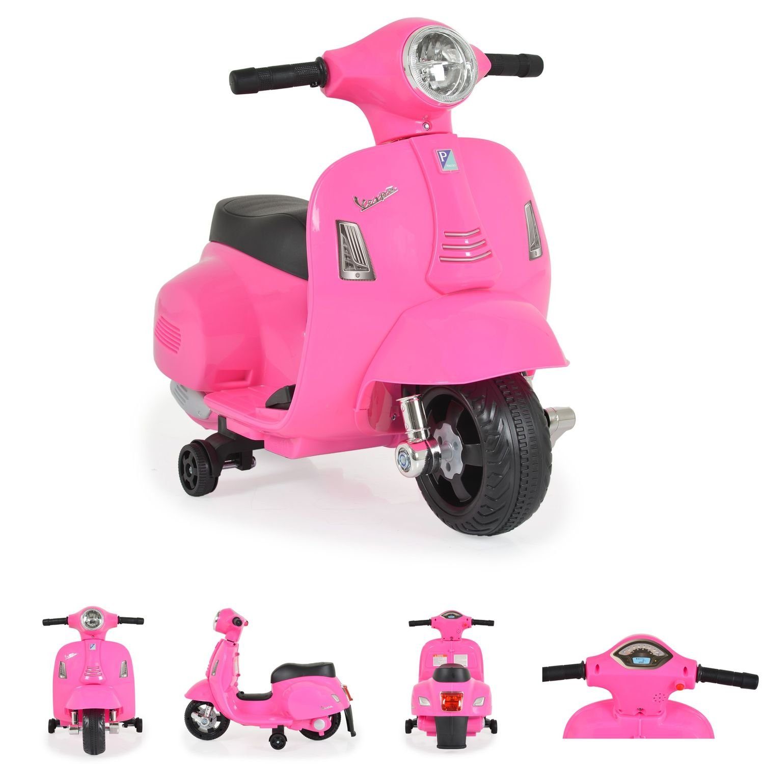 Moni Elektro-Kindermotorrad Kinder Elektromotorrad Vespa, Belastbarkeit 25 günstig online kaufen