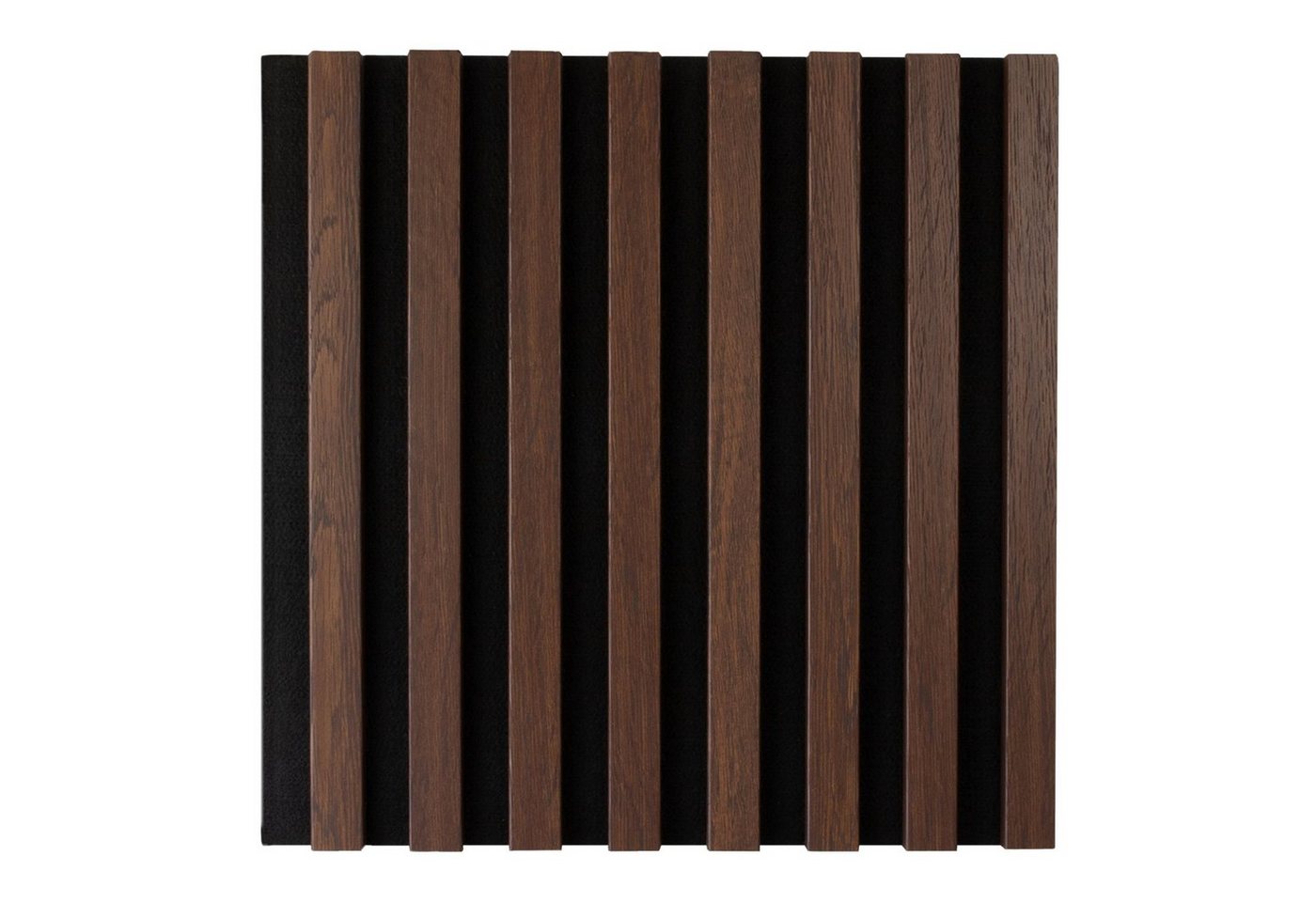 Thumbnail - marbet design Wandpaneel, (Akustikpaneele Akustikquadrate 40x40cm Wandverkleidung Holz - (1 Paneel, schwarz - Eiche dunk...