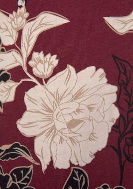 s.Oliver Pyjama in klassischer Form mit Blumenmuster