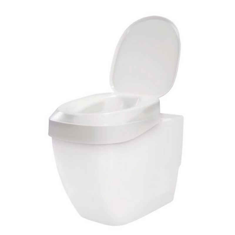 Invacare Toilettensitzerhöhung Aquatec® 90 Ergo - mit Deckel, zum guten Aufstehen und Hinsetzen