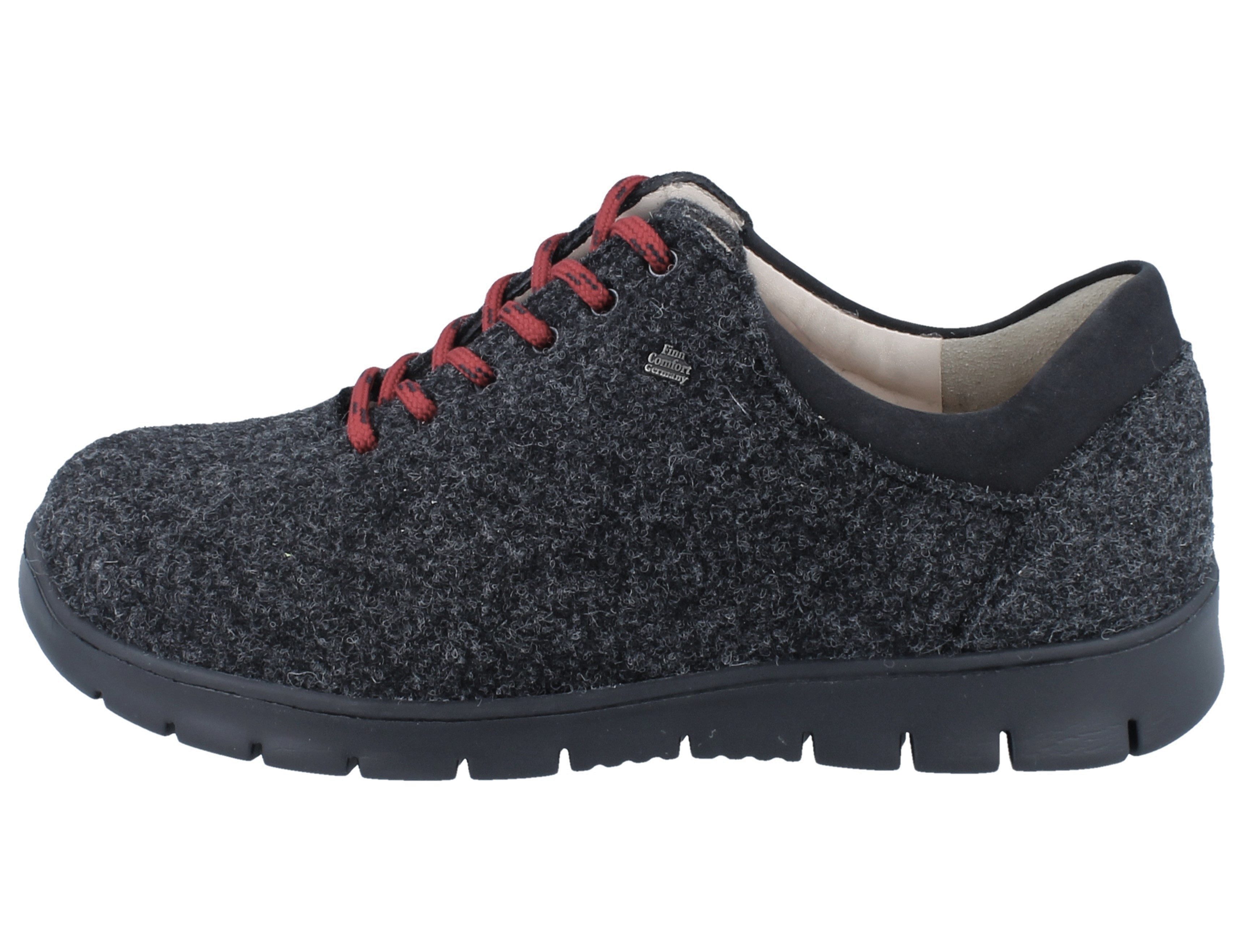 Finn Comfort FINN COMFORT Cuenca anthrazit/schwarz Fylzhydro/Buggy - Größe: 38 Schnürschuh Wechselfußbett