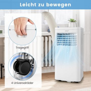 COSTWAY 3-in-1-Klimagerät, 9000BTU/2,75kW, für 75m³, Fernbedienung, 16℃-32℃