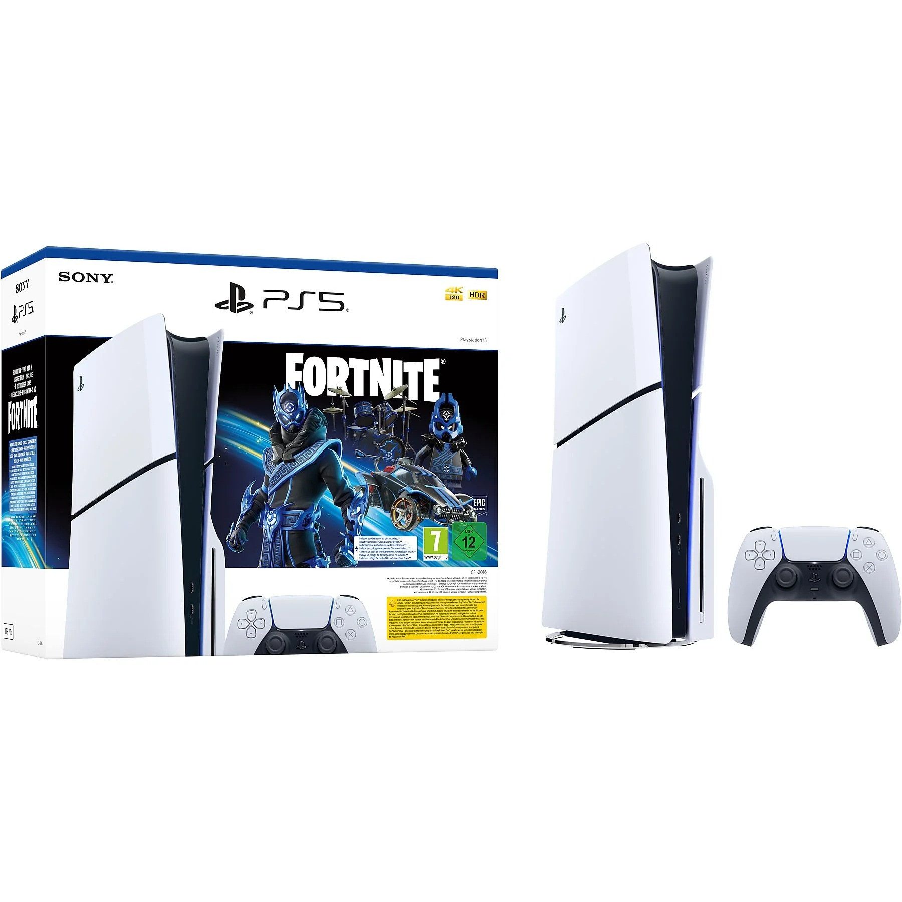 Playstation PlayStation 5 Slim mit Laufwerk + Fortnite Gutschein 1TB