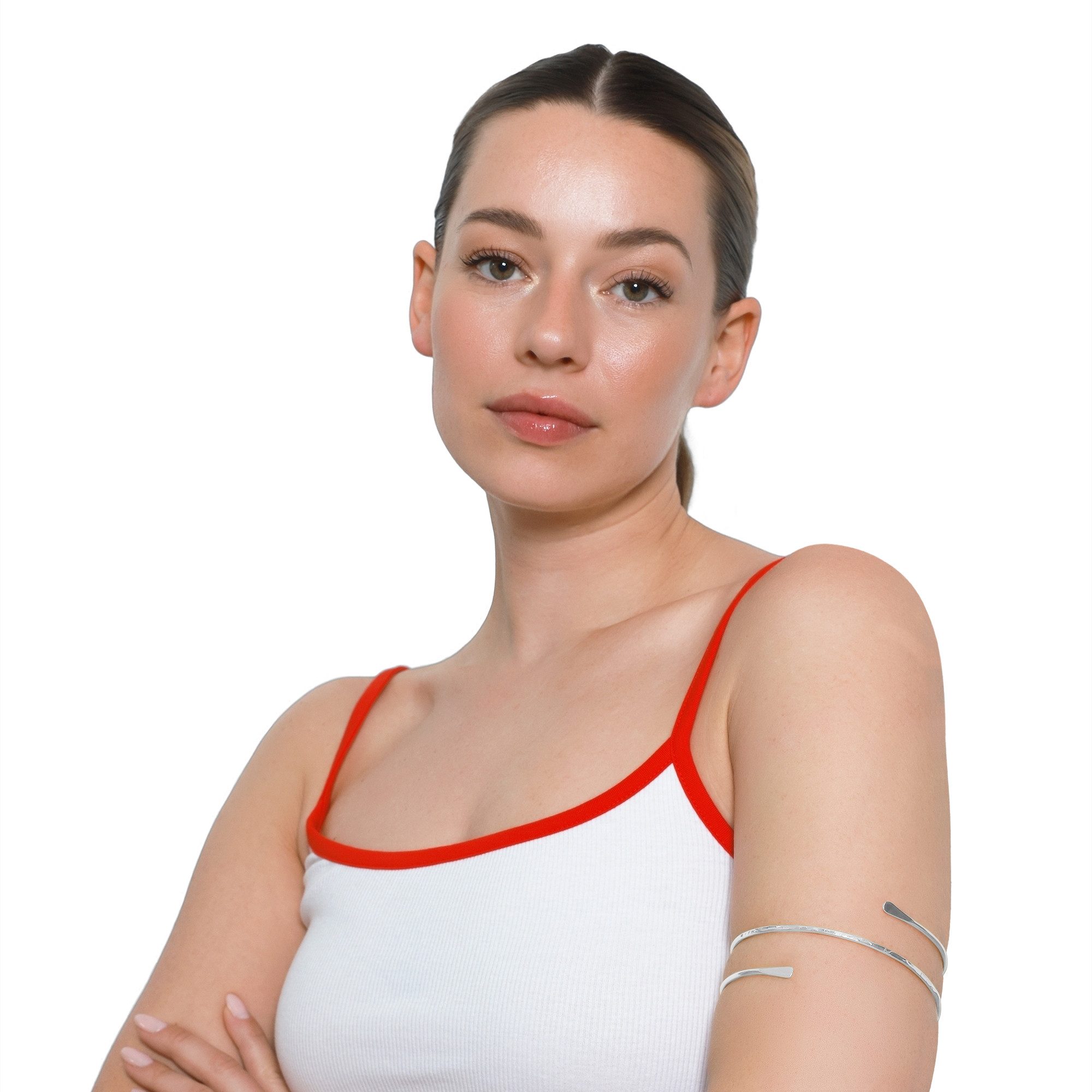 Heideman Armband Nerina silberfarben poliert (Armband, inkl. Geschenkverpackung), Upper arm cuff Damen – Bild 3 von 5
