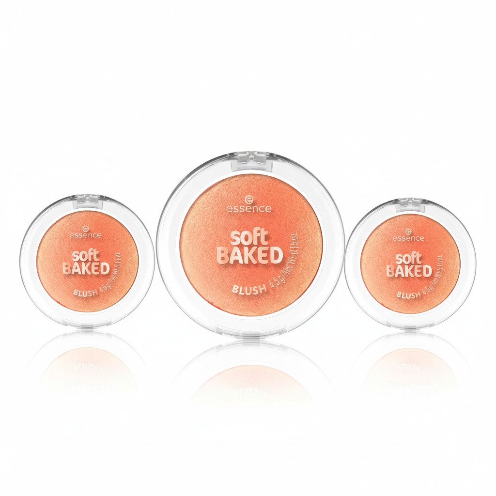 Essence Rouge SOFT BAKED BLUSH, 3-tlg., für einen soften, strahlenden Glow
