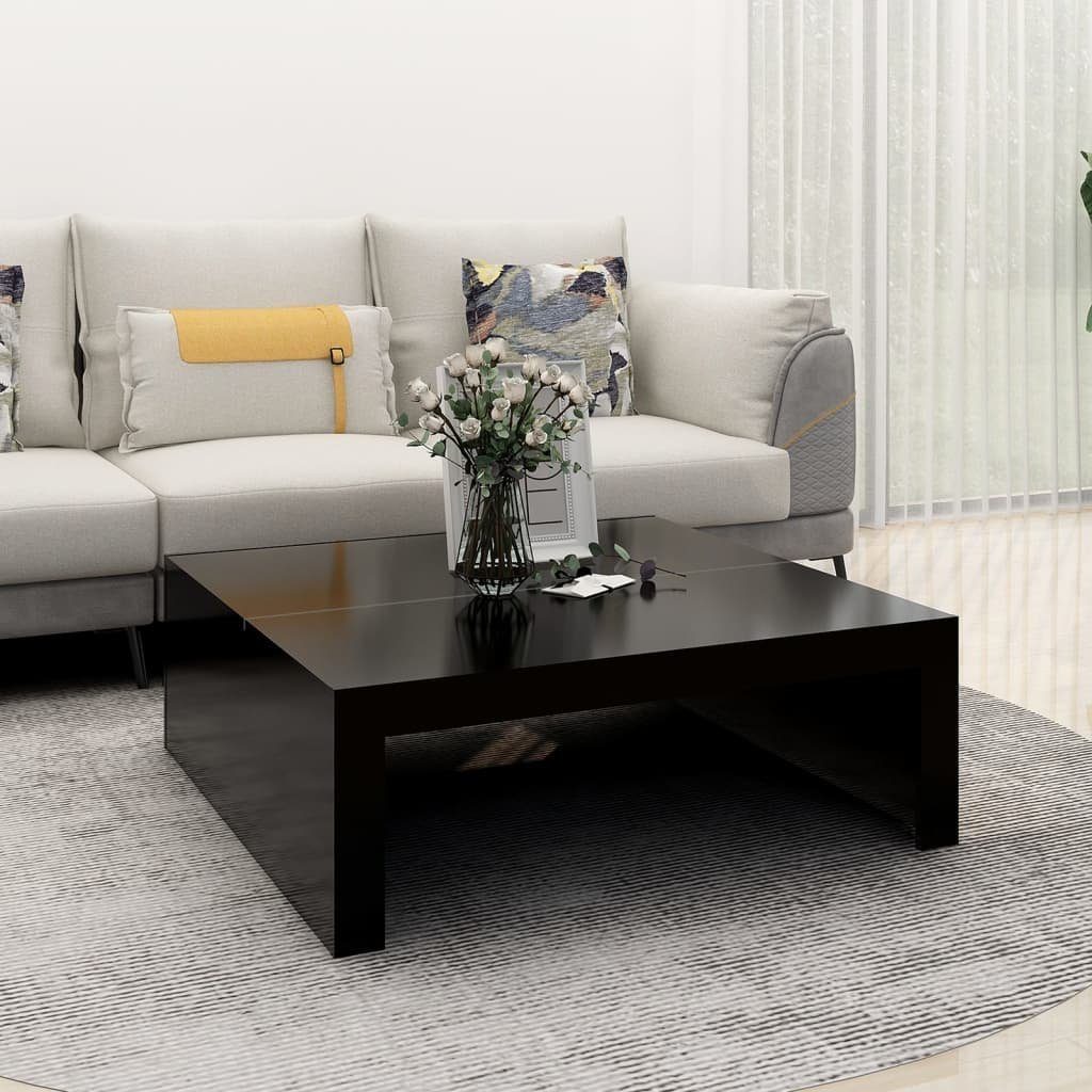 furnicato Couchtisch Schwarz 100x100x35 cm Holzwerkstoff günstig online kaufen