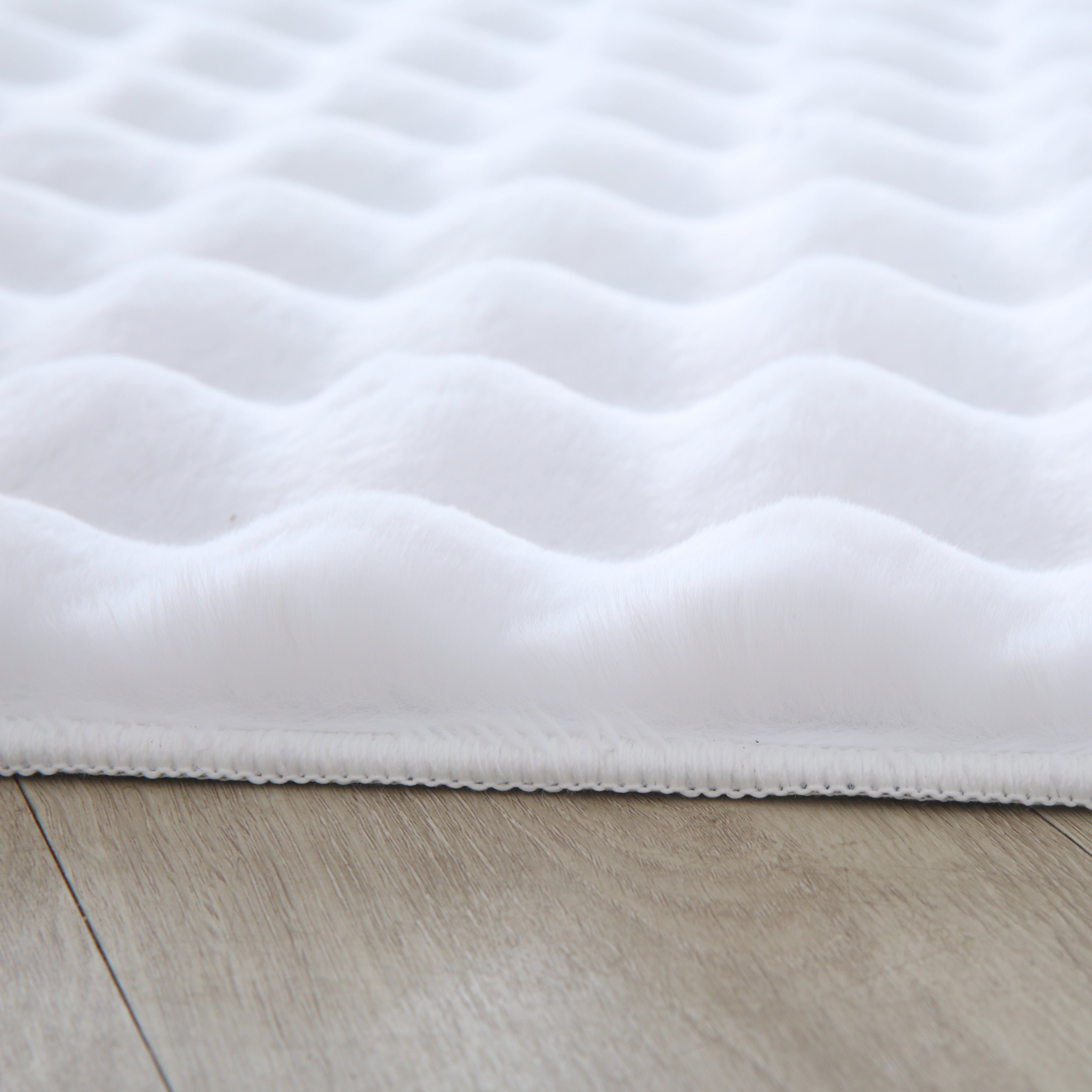 Ayyildiz Teppiche Hochflor-Teppich AMBIANCE 5110, auch als Läufer, rechteckig, Höhe: 25 mm, Fell Haptik / Besonders weich / Dicker Flor / Pflegeleicht