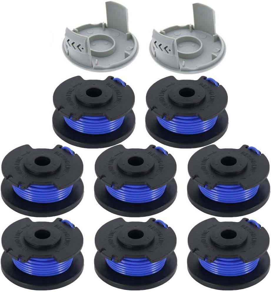 FELIXLEO Rasentrimmer-Ersatzspule Trimmer Spule Set für Ryobi One+ AC14RL3A 18V 24V 40V mit Kappe, (1-St)