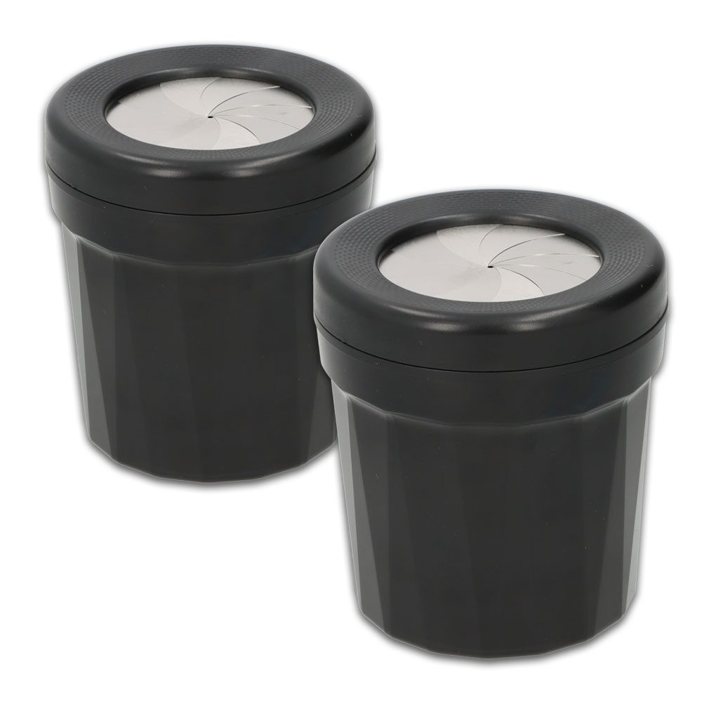 Aschenbecher 2x Autoaschenbecher Outdoor KFZ Auto Ascher Getränkehalter