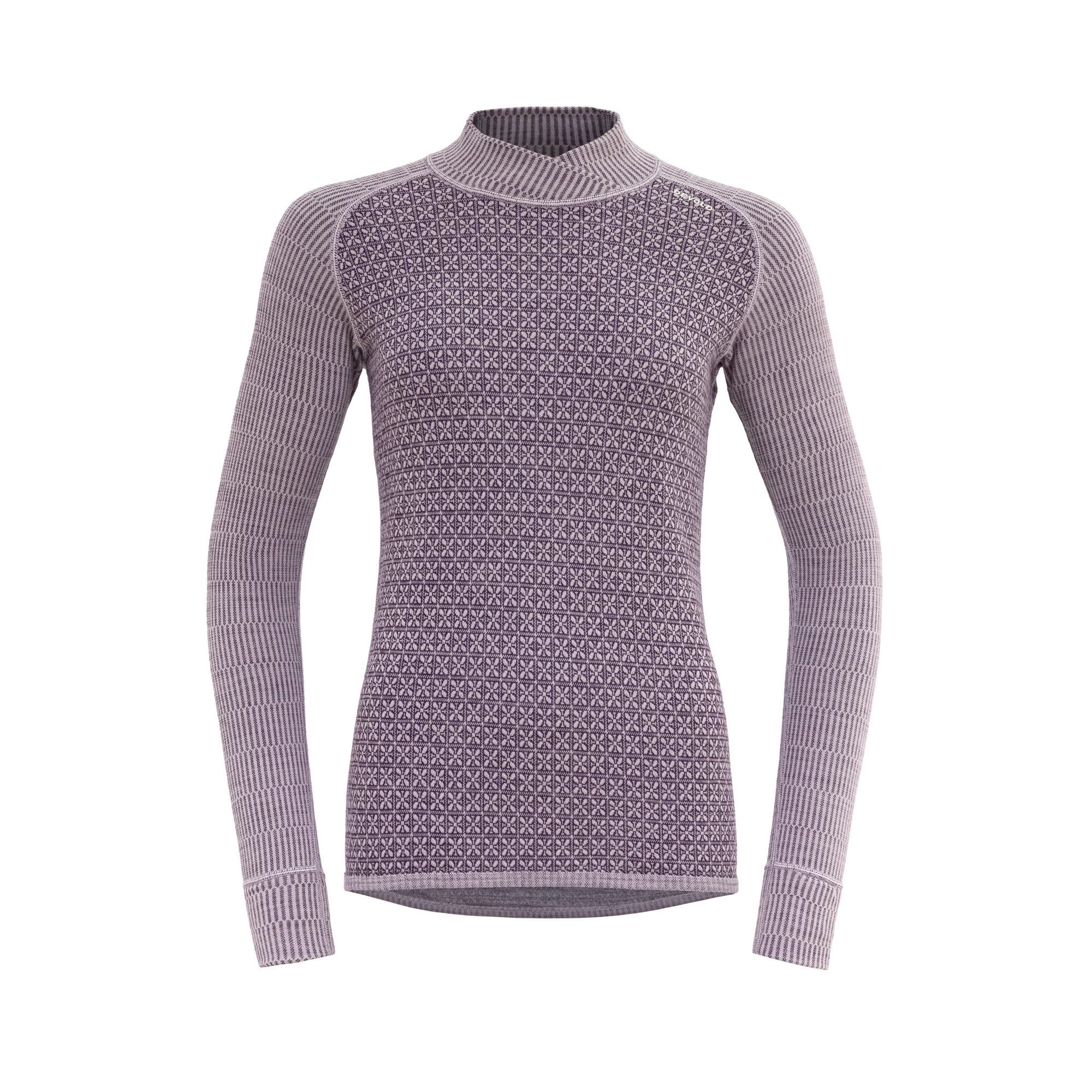 Funktionsunterhemd KVITEGGA MERINO 230 CROSS NECK Damen Funktionsunterhemd lila