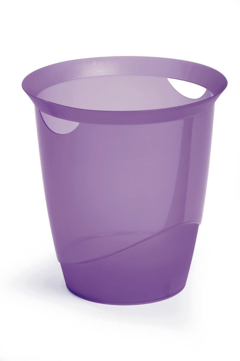 DURABLE Papierkorb Papierkorb Trend 16l transluzent lila