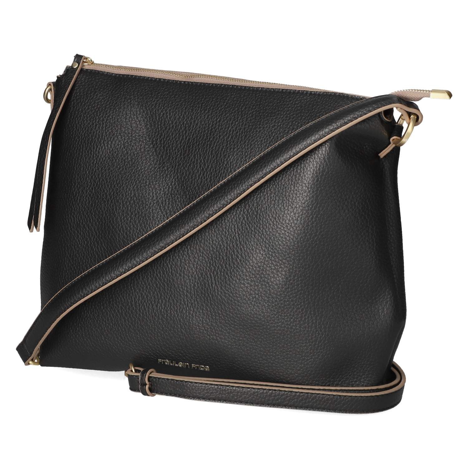 Fräulein Frida Handtasche Fräulein Frida FF2138,100 Damen Umhängetaschen Synthetik black