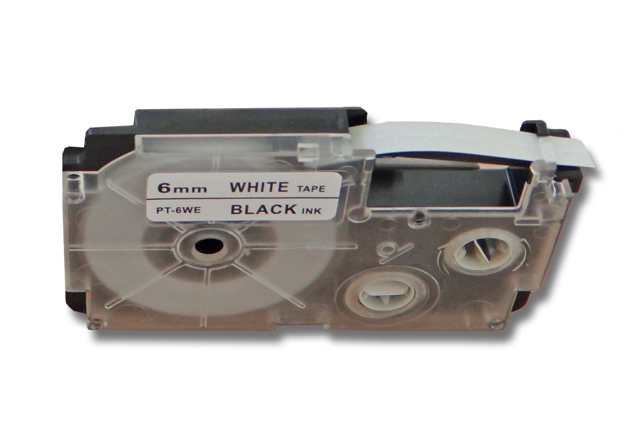 vhbw Beschriftungsband Ersatz für Casio XR-6WE, XR-6WE1 für Beschriftungsgerät / Drucker &