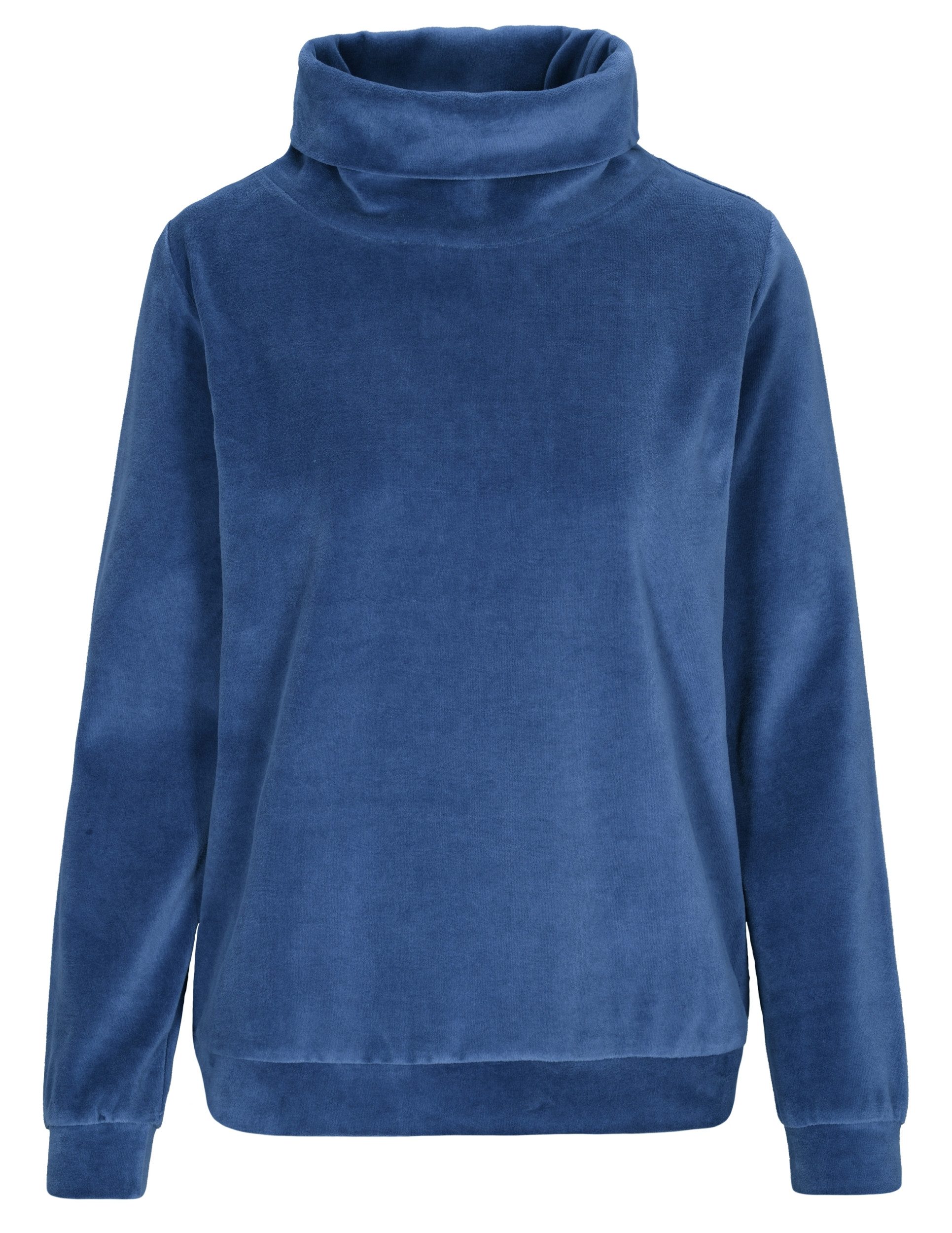 IN LINEA Pyjamahose Da.-Velourshirt