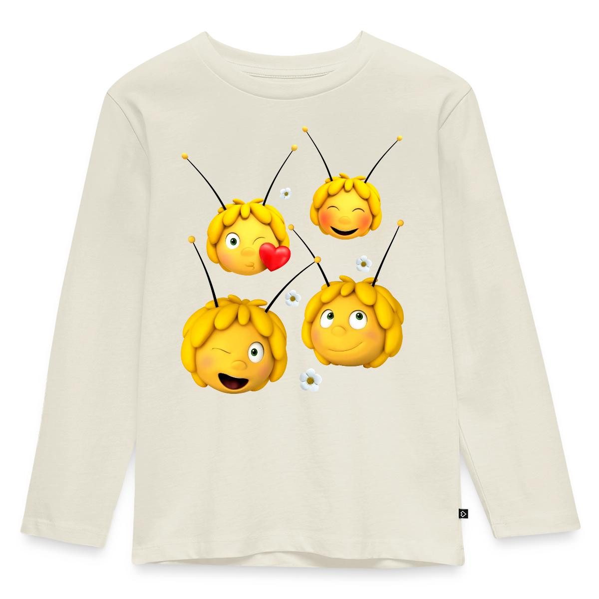 Spreadshirt T-Shirt Biene Maja Emotionen Kinder Premium Langarmshirt (1-tlg)