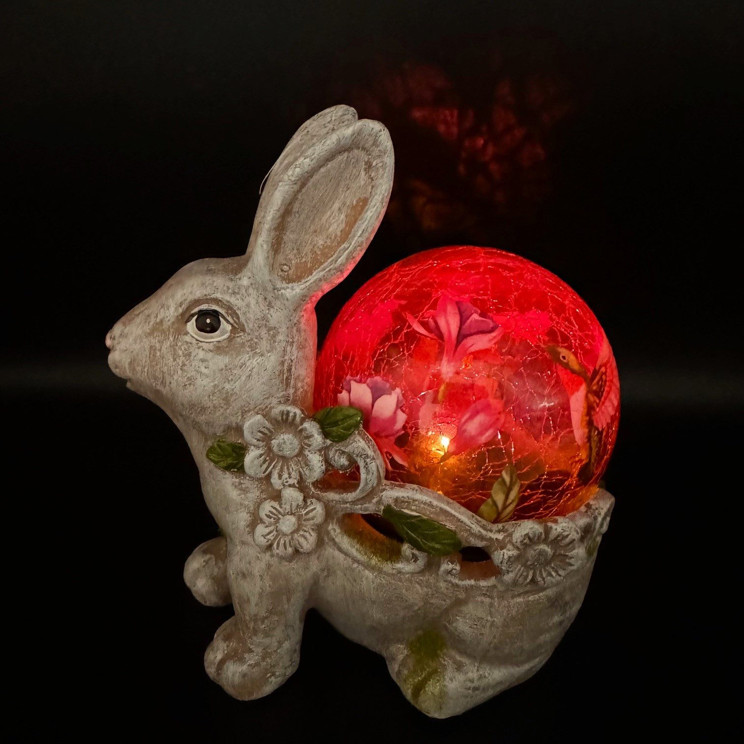 Online-Fuchs LED Gartenleuchte - Gartenfigur Hase günstig online kaufen