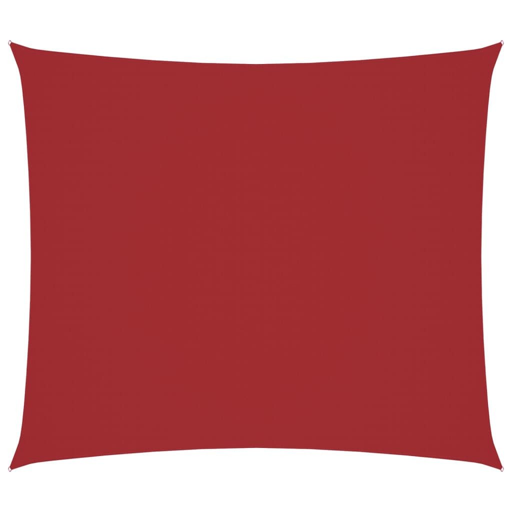 furnicato Sonnensegel 2,5 x 3 m Rot - UV-beständig und wasserfest, (1-tlg)