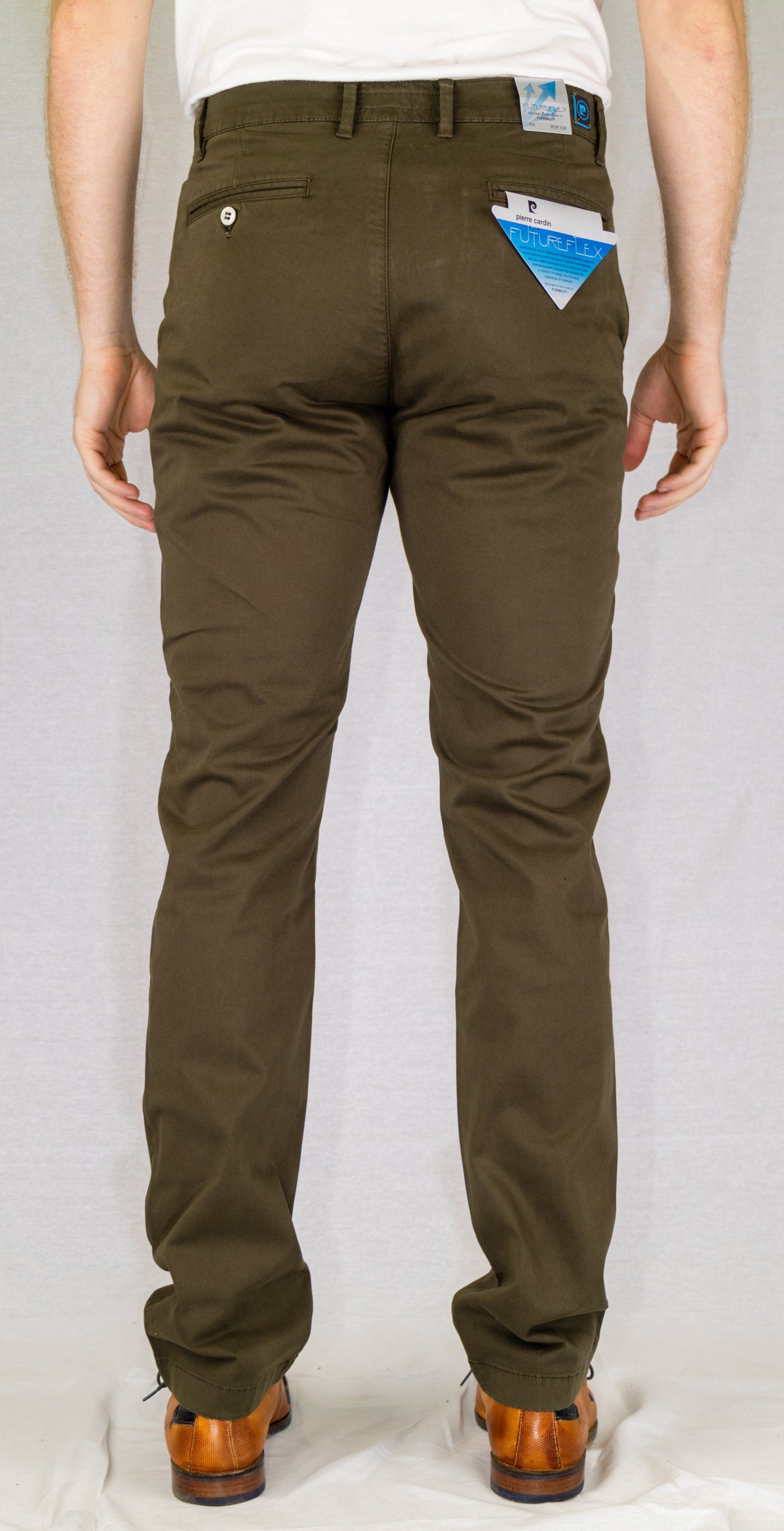 Pierre Cardin 5-Pocket-Jeans PIERRE 33757 2000.79 CARDIN CHINO khaki FUTUREFLEX