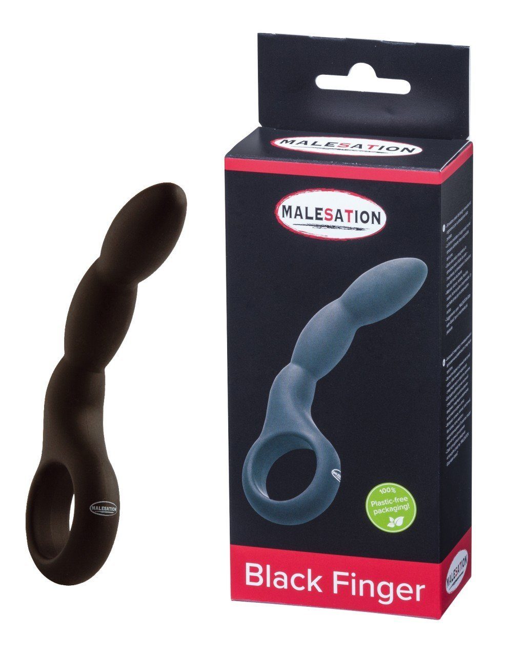 Analkette MALESATION Finger Black Malesation