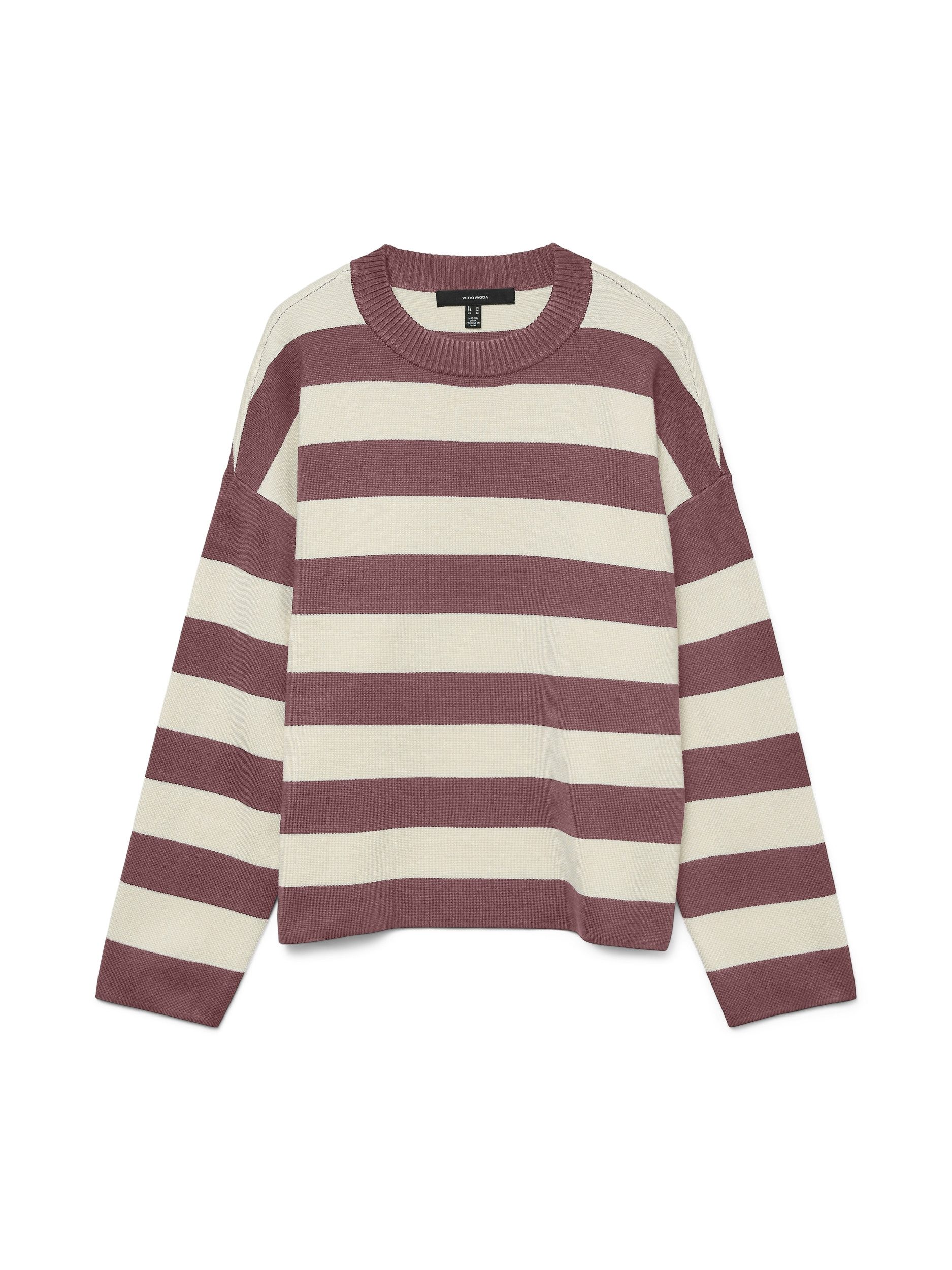ONLY Longpullover VMSILJE LS O-NECK BOXY günstig online kaufen