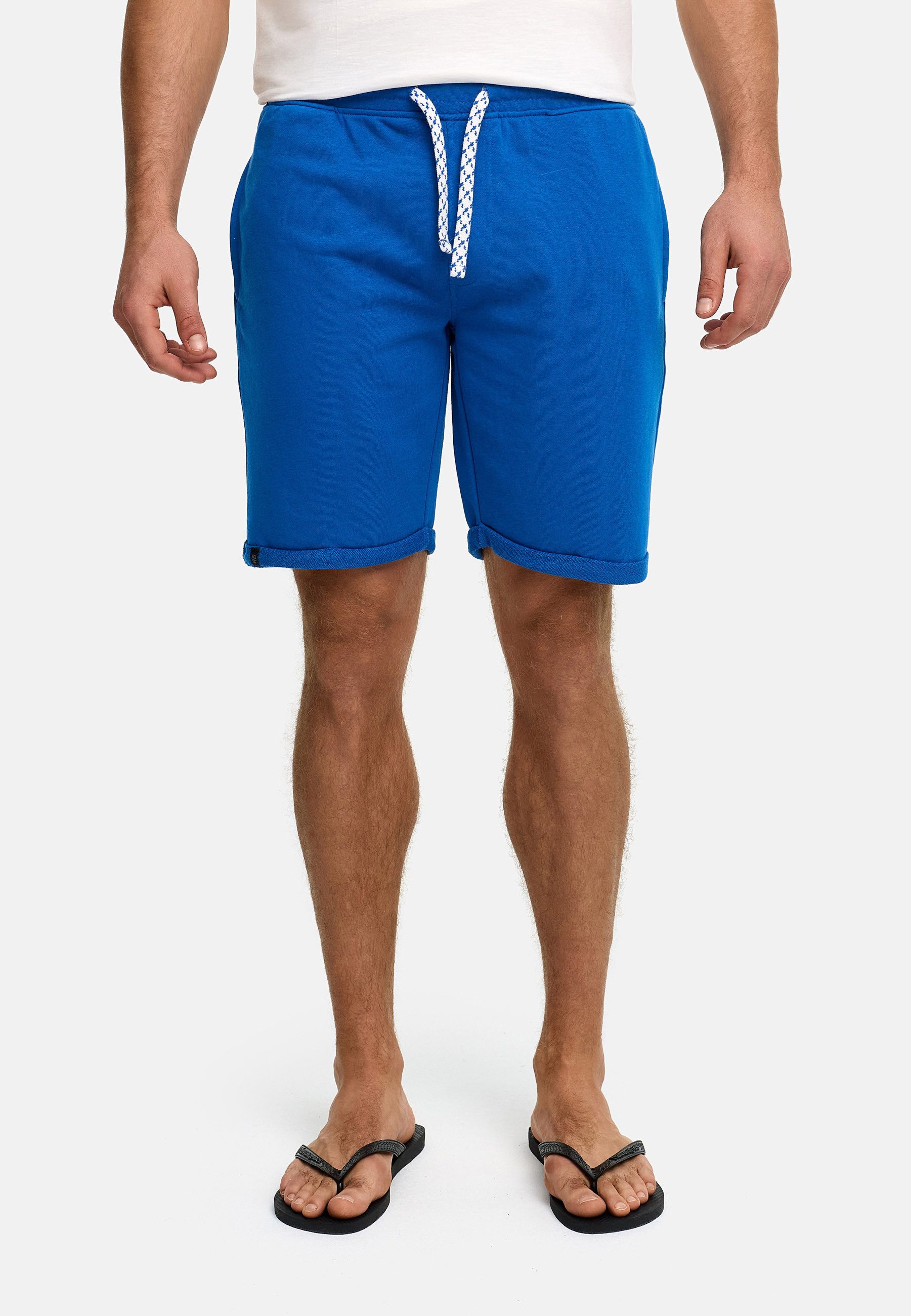 INDICODE Sweatshorts Herren Aldrich Sweat Shorts Herrenshorts elastischer Bund mit Kordelzug