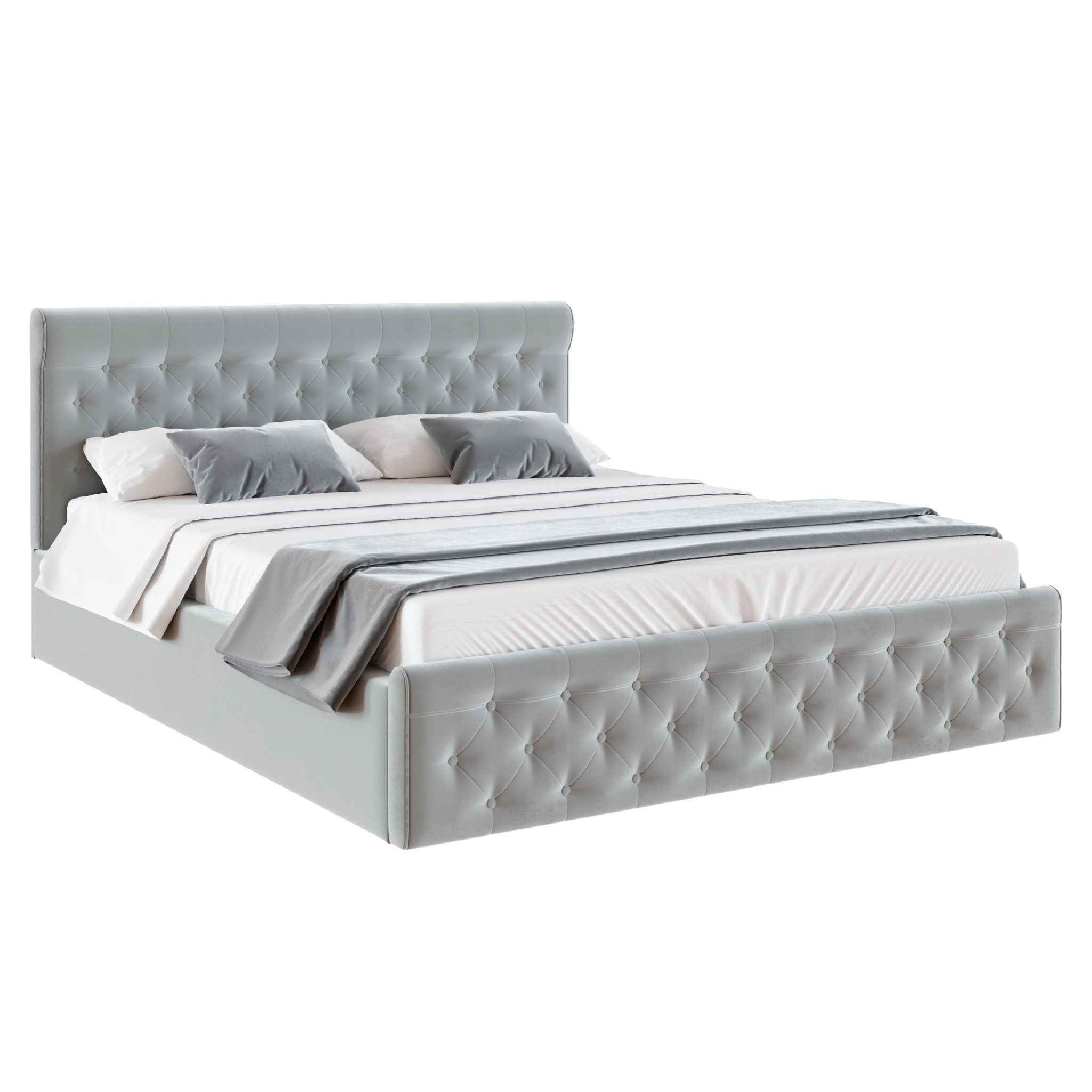 FDM Polsterbett PARADISE Bettgestell 90x200, 120x200, 140x200, 160x200, 180x200cm (verfügbar 90x200 120x200 140x200 160x200 180x200cm, Bettrahmen, Bett, mit gro – Bild 2 von 5