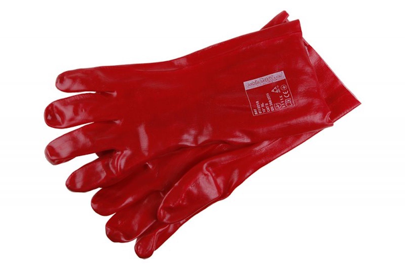 35cm Gr. Arbeitshandschuhe TRIZERATOP PVC Chemikalienbeständig Handschuh 10