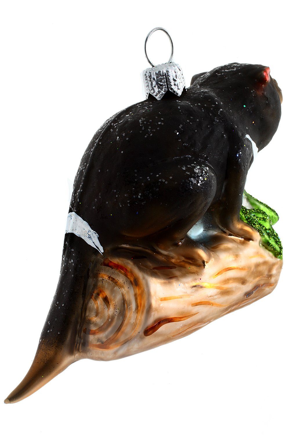 Hamburger Weihnachtskontor handdekoriert mundgeblasen - Dekohänger Tasmanischer Christbaumschmuck - Teufel,