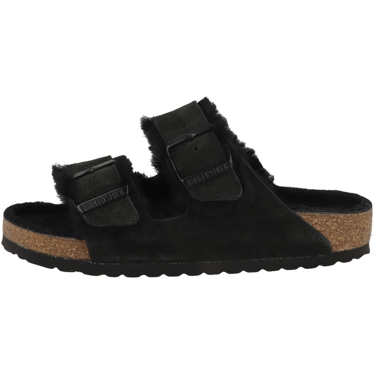 Birkenstock Arizona Veloursleder Lammfell normal Sandale Sandaletten, Sommerschuhe, Badeschuhe, Riemchen, Schlappen