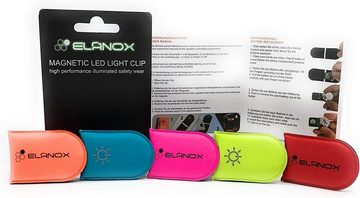 ELANOX LED Blinklicht ED Clip für mehr Sichtbarkeit Sicherheit für Rucksack Kleidung