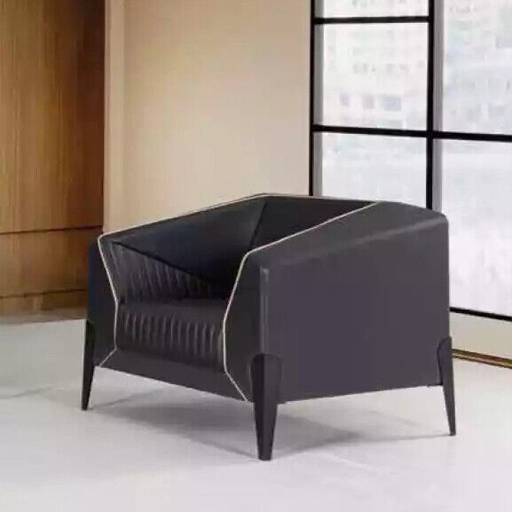 JVmoebel Sessel Designer Europe Textil Büro Arbeitzimmer Stoff Möbel (Sessel), Einrichtung Made Sessel In