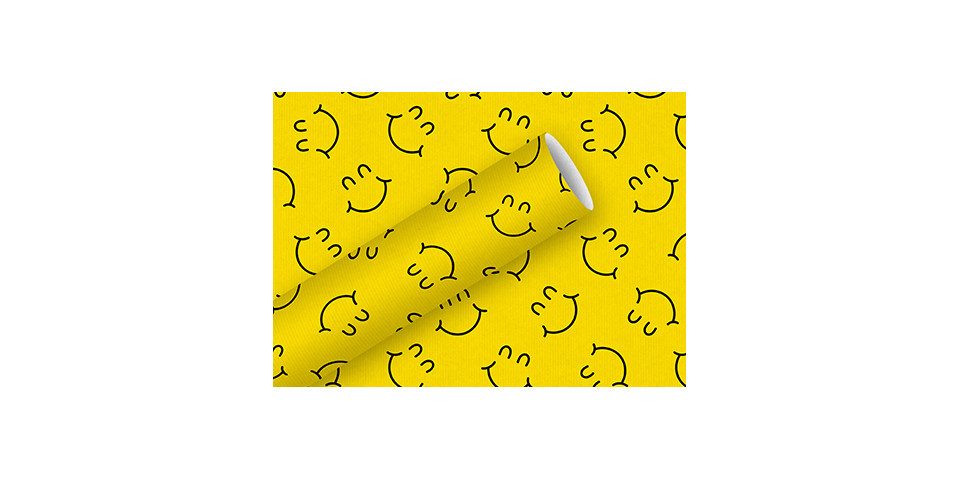 Braun+Company Atelier Geschenkpapier By Nature Geschenkpapier big smile 2 m
