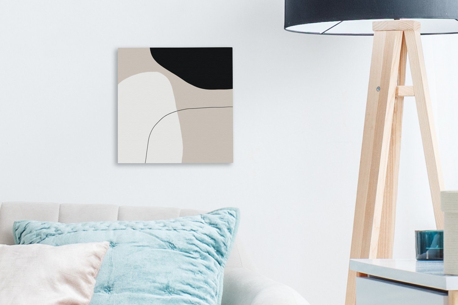 Wohnzimmer (1 Gestaltung, Schlafzimmer St), Leinwandbild Formulare für Leinwand Abstrakt Bilder - OneMillionCanvasses® -
