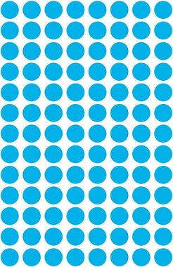 Avery Zweckform Etiketten AVERY Zweckform 3011, 416x Markierungspunkte, Durchm. 8 mm, blau