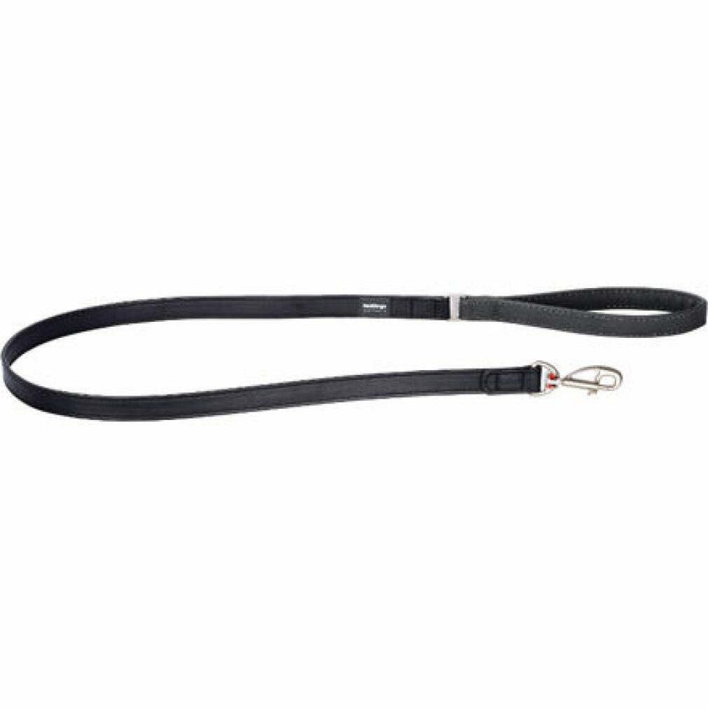 Red Dingo Hundeleine Leine RD Elegant 25 mm x 1,2 m - Schwarz, (Packung)