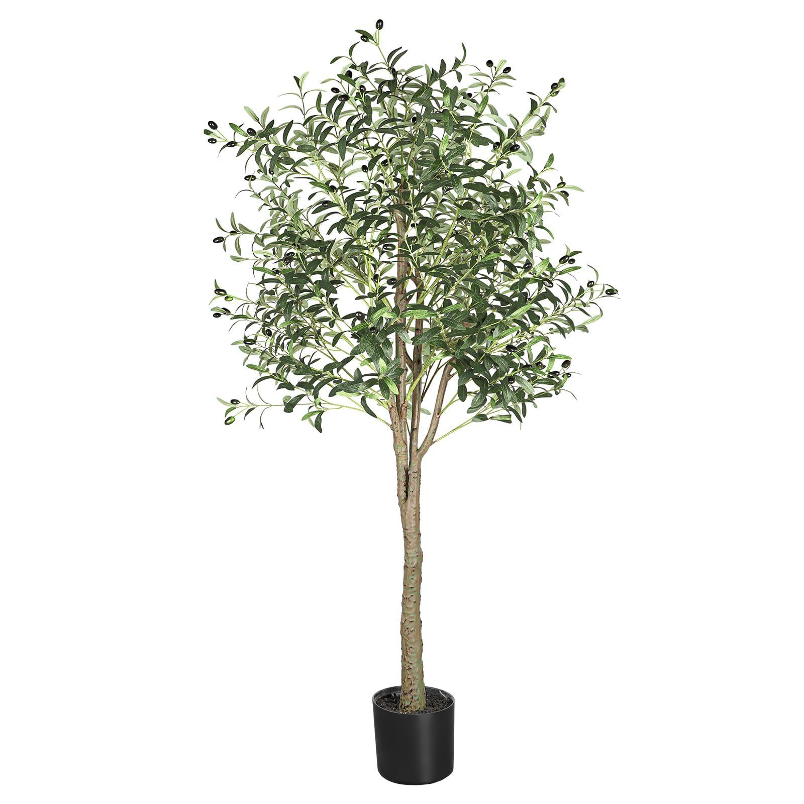 Kunstpflanze Olivenbaum Künstliche Pflanzen Höhe 120cm/150cm/170cm/180cm/210cm Olivenbaum, NAIMP, Höhe 180 cm