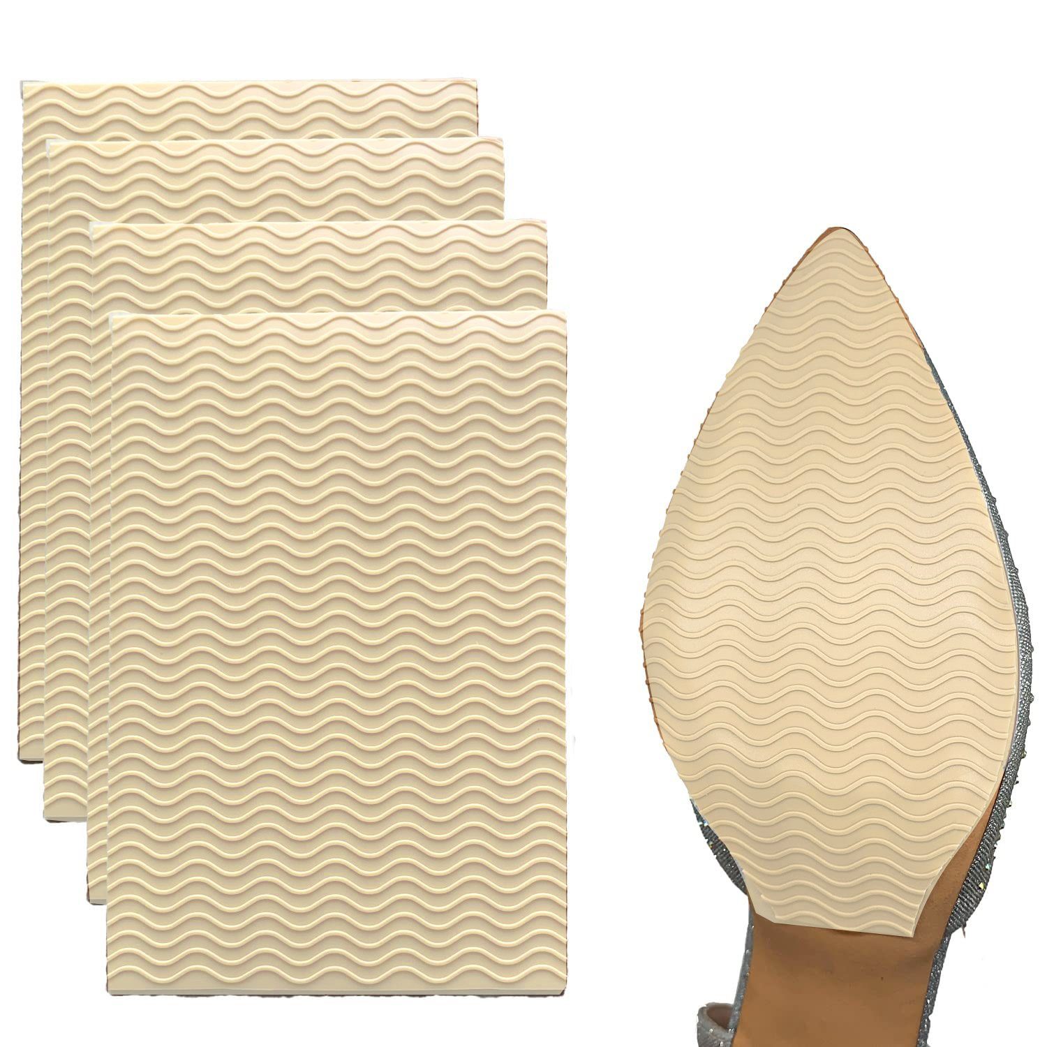 Aprikose Schuhsohlenschützer Schuhpolster Schuhboden Pads Paare Daisred Grip 4