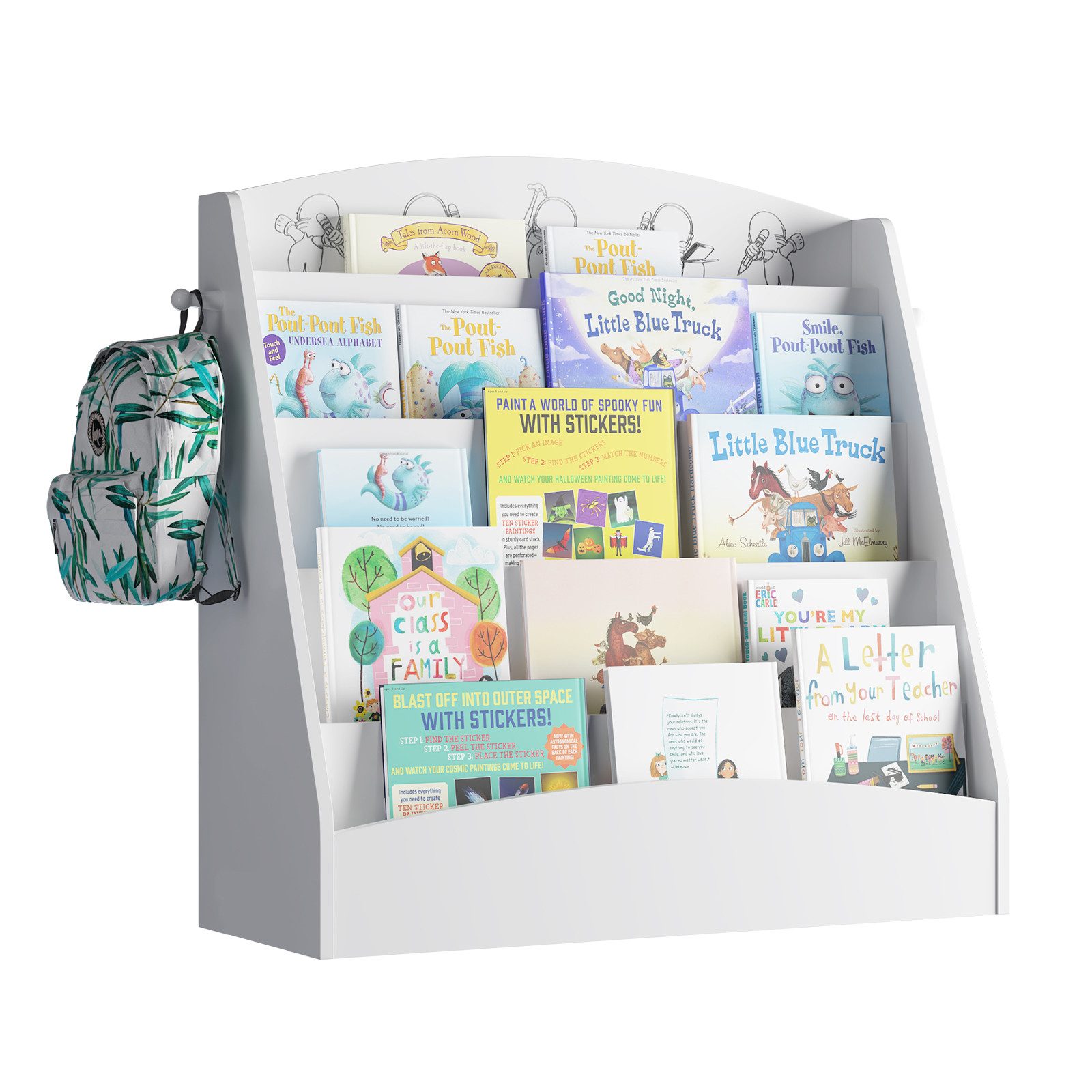 radelldar Bücherregal Kinderbücherregal mit 5 offenen günstig online kaufen
